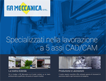 Tablet Screenshot of grmeccanica.it